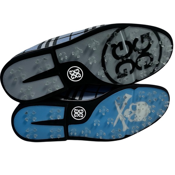 G/FORE Tassel Cruiser Gallivanter Golf Loafers Sky Plaid Women’s 8 EU 39 - Picture 8 of 9